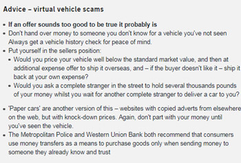 Car Purchase Scams
